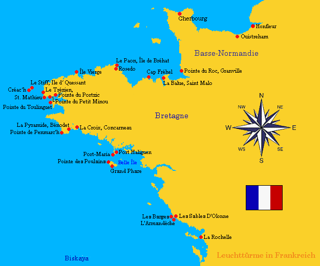 Bretagne, Normandie, Pays de la Loire